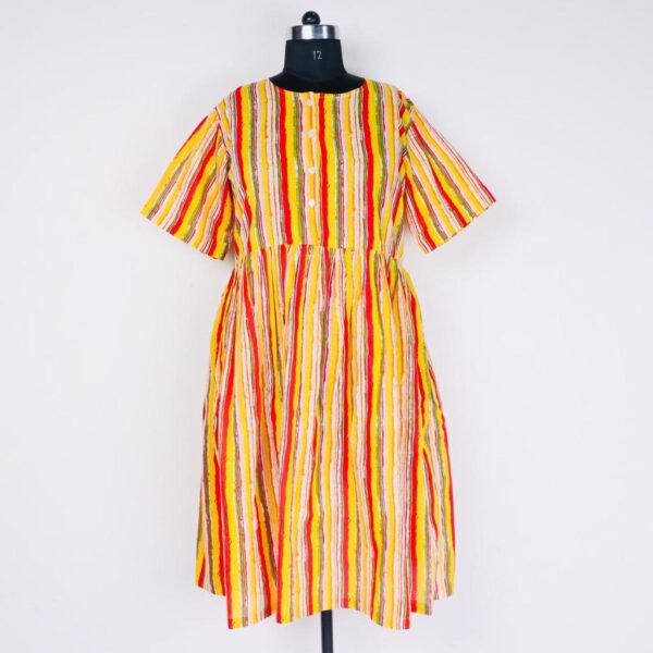 tiered cotton dress