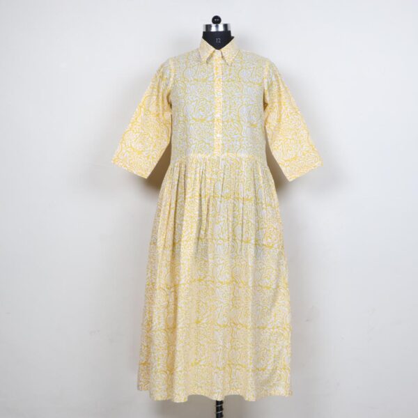 maxi tiered shirt dress