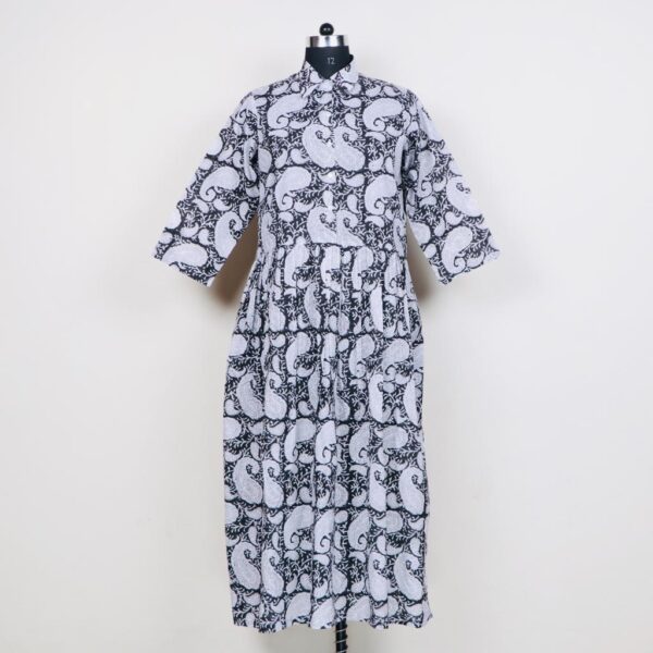tiered shirt dress